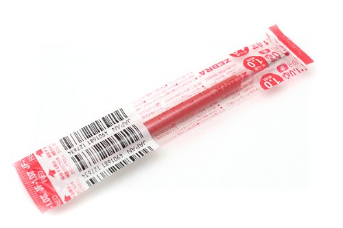 ゼブラ ボールペン用替芯ＪＦ１．０芯 赤 １本入（10セット）