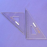 タケダ 三角定規目盛付 22-033018（10セット）