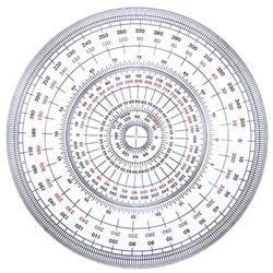 Takeda Protractor full circle 12CM 25-0300 (10 sets)