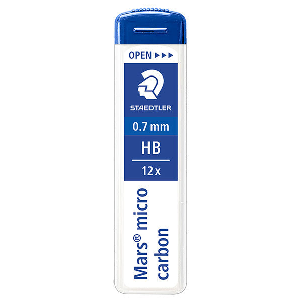 STAEDTLER Mars Micro Carbon 0,7 mm Refill (12 stk.) Ref.250 07HB
