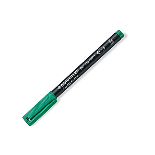 Staedtler Lumocolor Pen (Berasaskan minyak) B Hijau (10 set)
