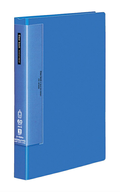 KOKUYO Clear Book Wave Cut A4-S Ra-T585B 4901480530826