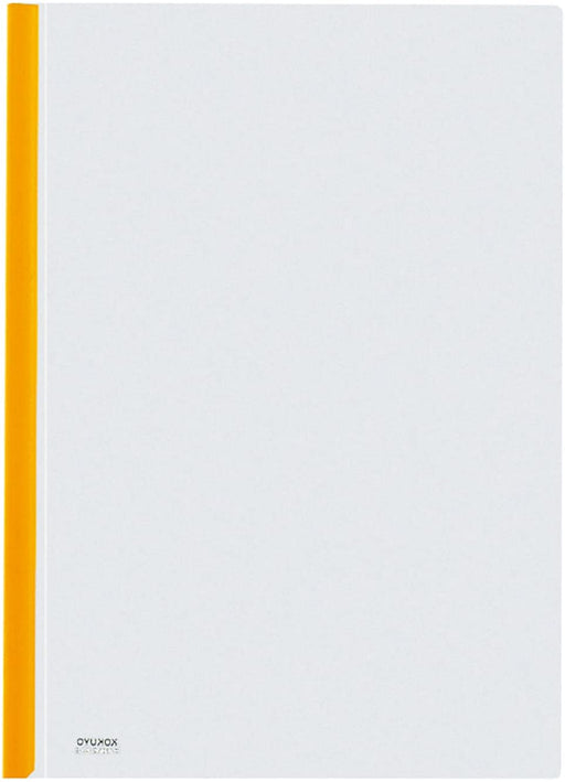KOKUYO Schienen-Klarsichthalter A4 20 Blatt gelb Fu-760Y 4901480038544 (10 Sets)