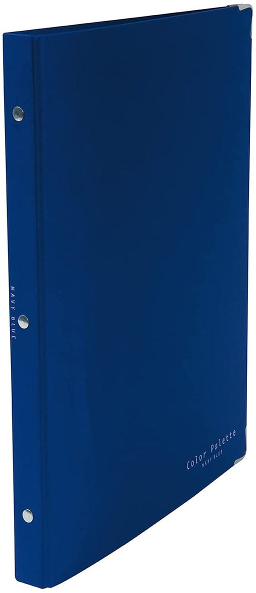 KOKUYO Binder Notebook Farvepalet A4 30 huller Navy Lu-155-2 4901480123677 (10 sæt)