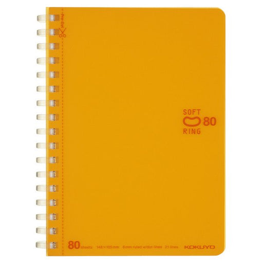 KOKUYO KOKUYO Su-SV358BT-YR [Soft Ring Dot B liniert, 80 Blatt A6, Orange] (10 Sets)