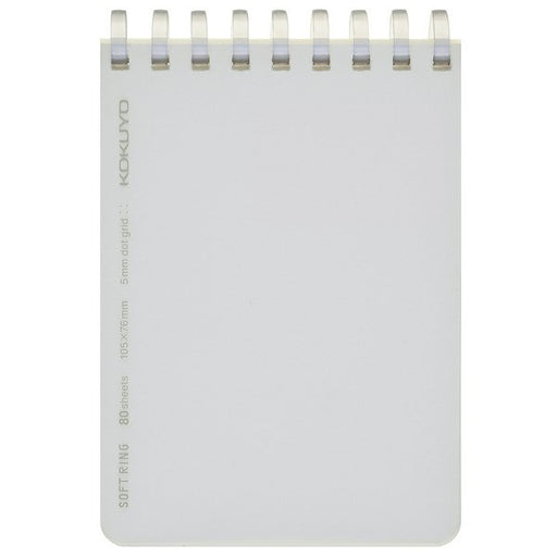 KOKUYO Me-SV578WT-T [Grille à anneaux souples lignée 80 feuilles A7 transparente] (10 jeux)