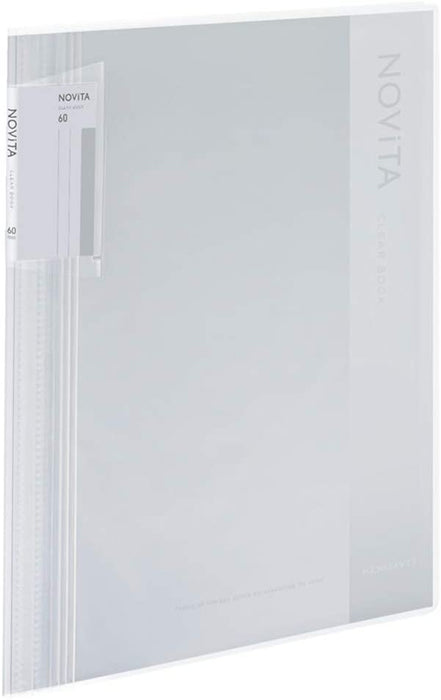 コクヨ ファイル クリヤーブック ノビータ 固定式 A4 60枚 透明 ラ-NV60T 4901480366456（10セット）