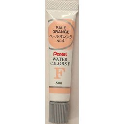 Pentel Enogu F tube laminé aquarelle orange pâle WFR-T04 (10 sets)