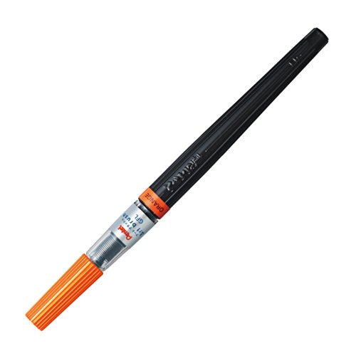 Pentel Brush Pen Art Brush XGFL-107 Naranja (10 juegos)