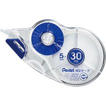 ぺんてる Pentel 30m修正テープ ピタットライン付 5mm XZT515-W（10セット）