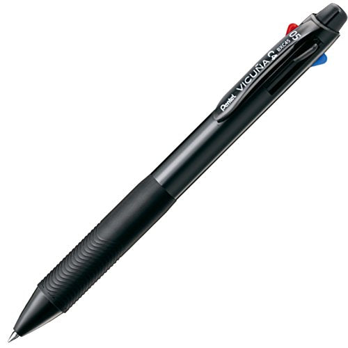 Pentel kuglepen Vicuna 4 farver BXC45A Sort akse (10 sæt)