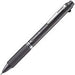 ぺんてる Pentel 多機能ボールペン エナージェル2色、シャープ ダークグレー軸 XBLW355N（10セット）