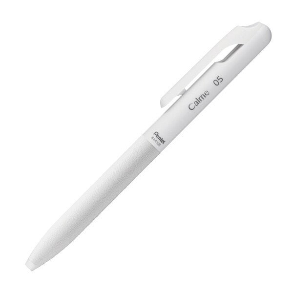 ぺんてる Pentel Pentel BXA107W-A [Calme（カルム） 単色ボールペン 0.7mm グレイッシュホワイト軸 黒] 4902506401793（10セット）