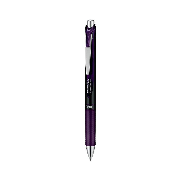 ぺんてる エナージェル０．７ボルドーブラック BL77A2-VA　4902506418494（10セット）