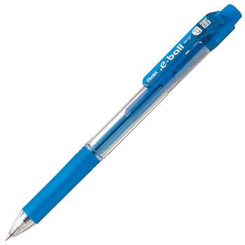 ノック式ボールペン ドットイー ボール スカイブルー 0.7 細字 BK127S（10セット）