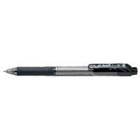 ぺんてる Pentel 油性ボールペン ドットイーボールペン 1.0mm 黒軸 黒インキ BK130-A（10セット）