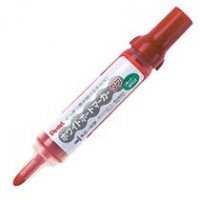 ぺんてる Pentel ホワイトボードマーカータフ 丸芯 中字 赤インキ MW50M-B（10セット）