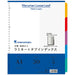 LT3005 ラミネートタブインデックス A4 クリアポケット用幅広サイズ 30穴 5山 マルマン 4979093300518（10セット）