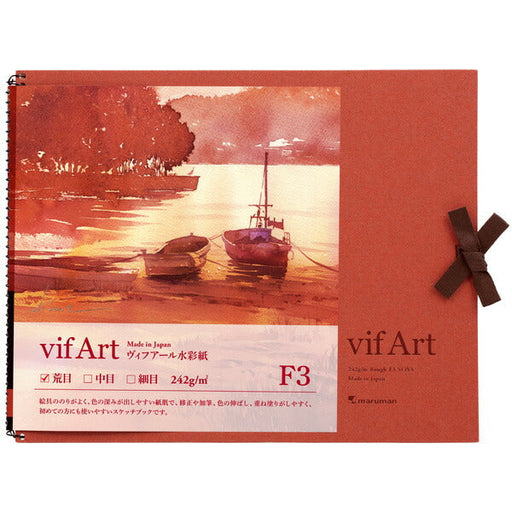 S13VA Vifuar aquarelpapier grof F3 Maruman 4979093113187 (10 sets)