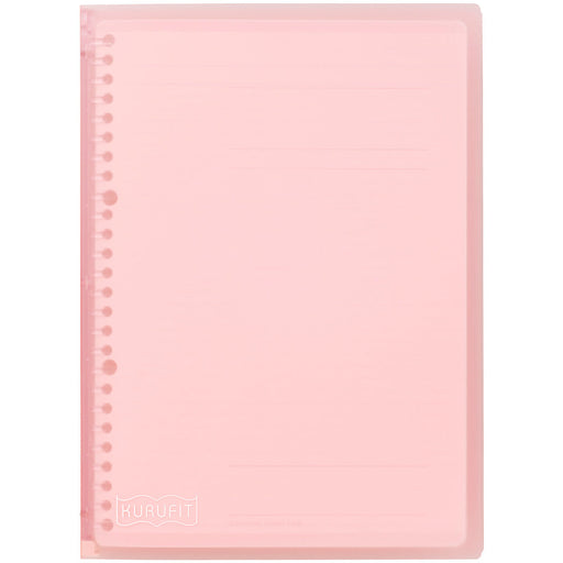 Maruman Binder Kurufit B5 Plastic Binder F020-38 (L Pink) (10 sets)