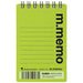 Maruman Memo M Memo 6mm ruled A7 light green N595A-33 (10 sets)