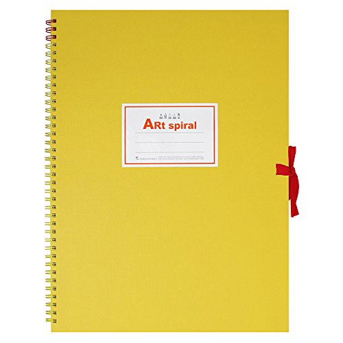 Maruman F6 Sketchbook Art Spiral 24 fogli di carta da disegno spessa gialla S316-04 (set da 10)