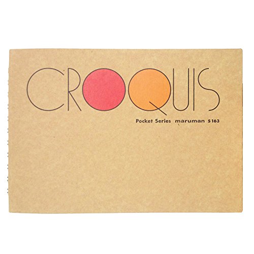 Maruman Pocket Croquis Bog Tegnepapir S163 (10 sæt)