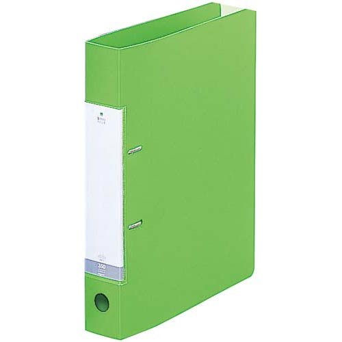リヒトラブ D型リングファイル G2230-6 A4S 黄緑（10セット）