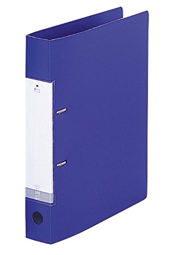 リヒトラブ D型リングファイル A4S 2穴 350枚 青 G2230-8（10セット）