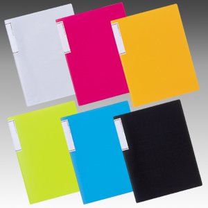 Lihitlove Clear Book (Jenis Slim) A4 10P Jingga N7110-4 (10 set)