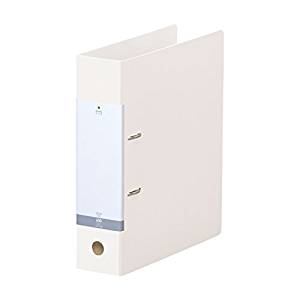 Lihitlab D-type ring file G2280-0 A4S White (10 sets)
