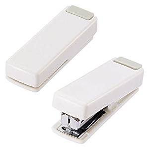 リヒトラブ コンパクトホッチキス 白 M-20-0（10セット）