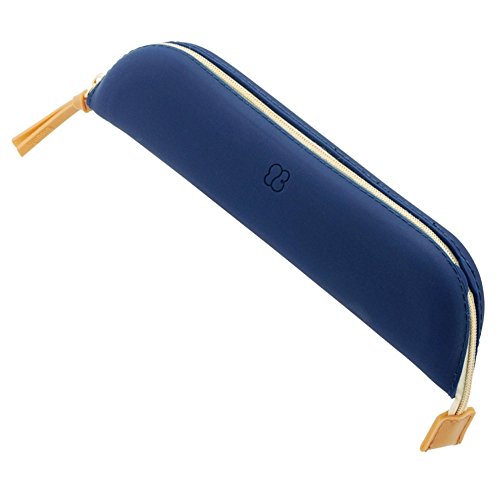 Lihitlove Tray Pen Case Bloomin A7730-11 Navy Blue (10 sets)