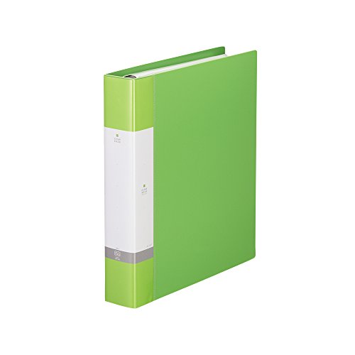 リヒトラブ クリヤーブック差替式 A4 35P 黄緑 G3803-6（10セット）