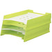 Lihit Lab Multi Letter Tray A7300-6 A4 Yellow Green (10 sets)