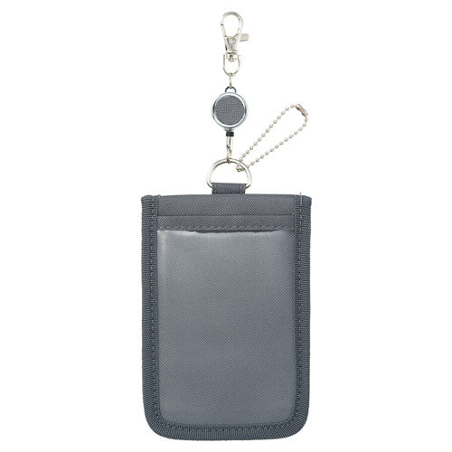 Lihitlove étui pour cartes charbon de bois noir A-3300-24 4903419846985