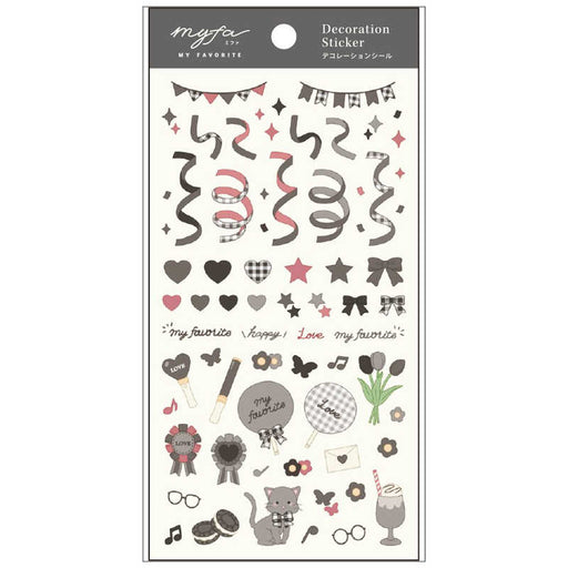 Lihitlove Dekorationssiegel Anthrazit Schwarz Y-3000-24 4903419921583 (5 Sets)