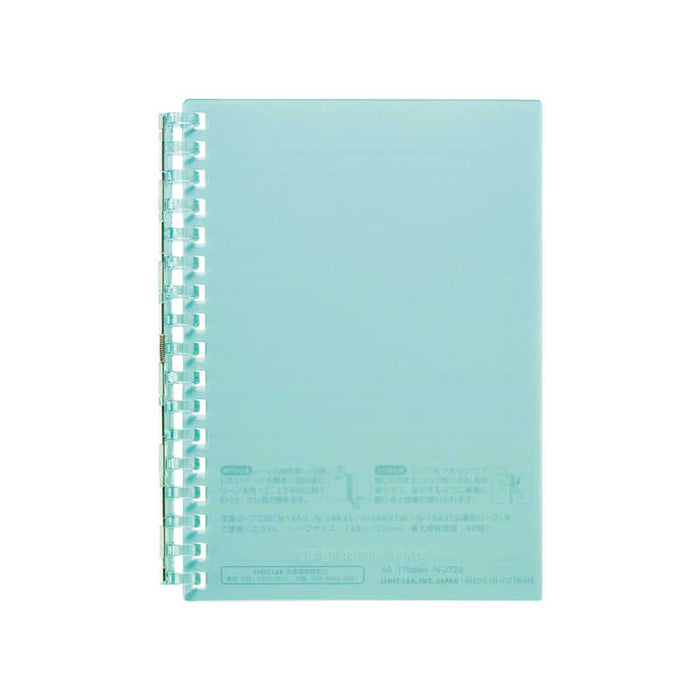 リヒトラブ オープンリングノートＡ６グリーン N-2722-7　4903419360504（10セット）