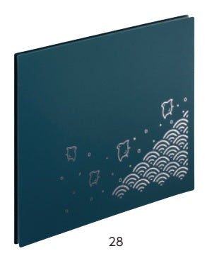 Livre Licht Goshuin <format double> Bleu profond, 11 pochettes A-373-28