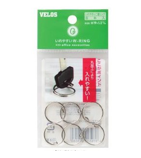 Velos Anneau double facile à insérer 19 mm DLI-176 00019480 (10 jeux)