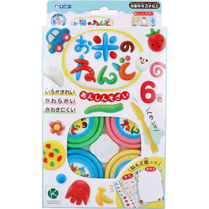 Arcilla de arroz Gintori Sangyo 6 colores 462-333 4973107881239