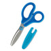 Ciseaux Plus Fit Cut Curve Jr Fluorine Coat SC-145MF Bleu 34-670 (10 jeux)