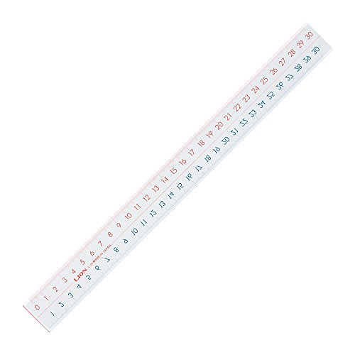 ライオン事務器 ピックアップ定規 目盛30cm L-10（10セット）