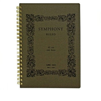 Life Symphony Note A5 Horizontal Ruled N93 4990168048852 (3 sets)