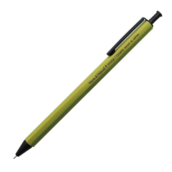 オート　木軸ボールペンＷＮ０４  WN04-G4-GN 4971516032129（5セット）