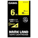 Casio Ruban standard XR-6YW Kiro 4971850123590
