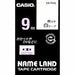 カシオ ラベルライター ネームランド テープ 9mm XR-9WE 白（10セット）