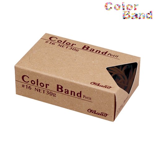 Kyowa Oband gummibånd farvebånd Petite 30 g chokolade GGC-030-CH (10 sæt)