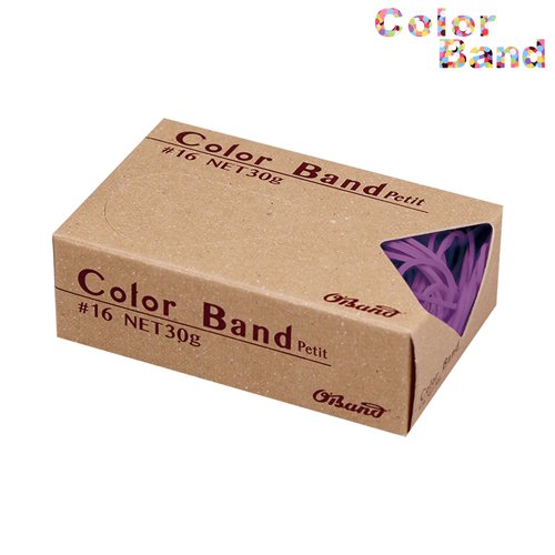 Kyowa Oband Gummibånd Farvebånd Petite 30g Violet GGC-030-VT (10 sæt)