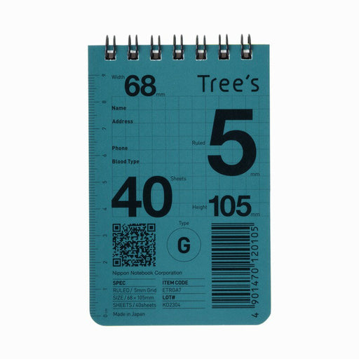 Note japonaise Kyokutou TREESW Ring Memo A7 Hougan ETRGA7 4901470120105 (5 jeux)